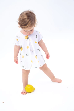 26750- Vestido con Bombi Limones