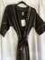 Bata/ kimono negro con vivo - en stock - *Magoya