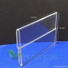 Porta Etiqueta De Preço Prateleira 3,5 X 6,5 Acrílico - comprar online