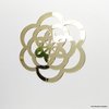Espelho Decorativo Mandala De Rosa Dourada 33 Cm X 33 Cm - comprar online