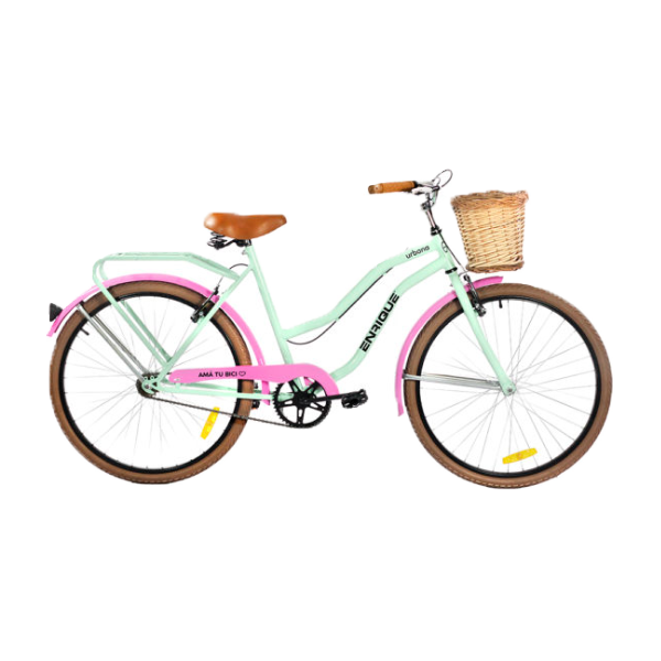 BICICLETA ENRIQUE URBANA RETRO RD.26 - MIMBRE | Adriana Hogar