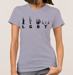 Baby Look LGBT Tetas (Cód. 081D) - Camisetas Libertárias