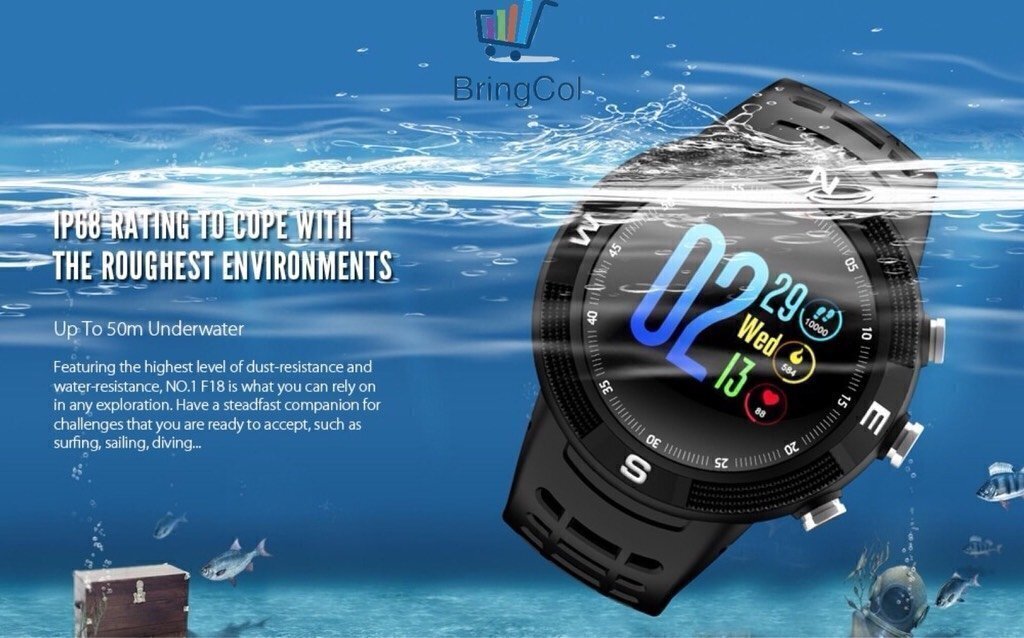 SmartWatch F18 - Comprar en Bringcol