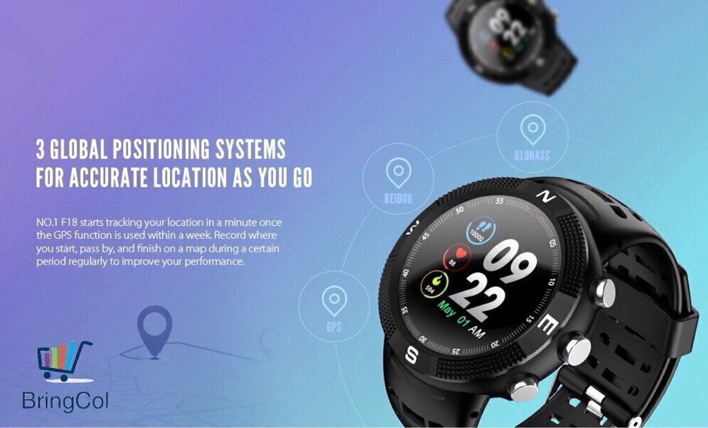 SmartWatch F18 - Comprar en Bringcol