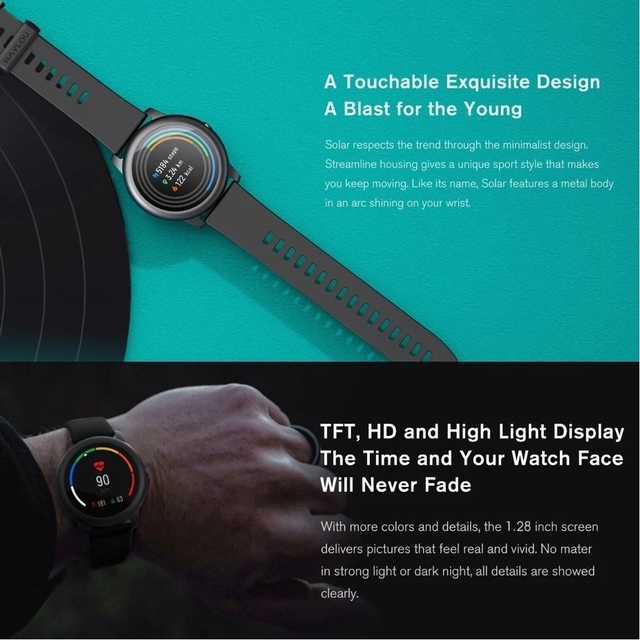Xiaomi Haylou Solar LS05 Smartwatch Review: 30 Days Battery Life + 12 Sport  Modes | GearBest Blog