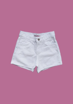 SHORT JEAN WHITE MOM GIRL ( KIDS)