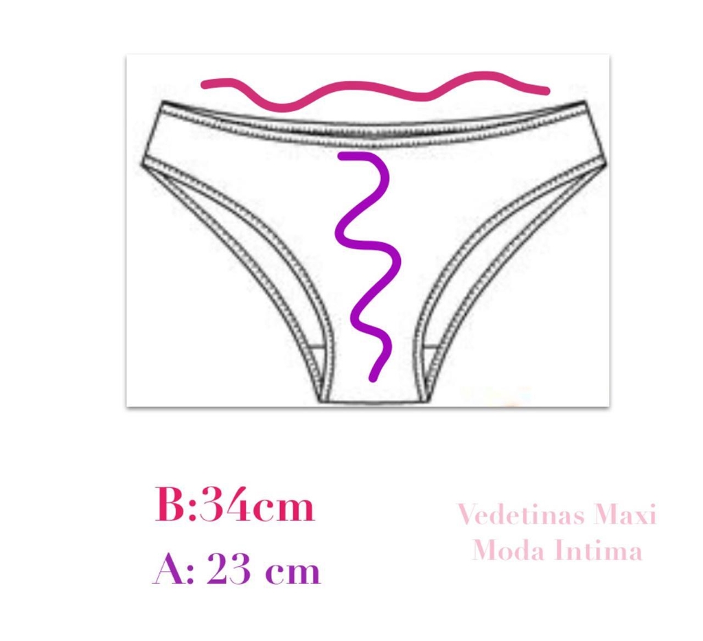Pack x 3 Vedetina Maxi algodon. Moda Intima