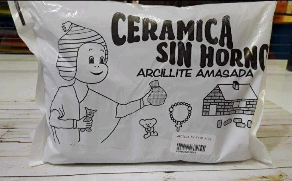 Cerámica sin horno x 1kilo (Arcilla)