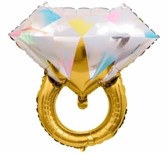Globo Anillo Diamante 40cm