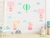 adesivo de parede balões ursinhas nuvens candy color - comprar online
