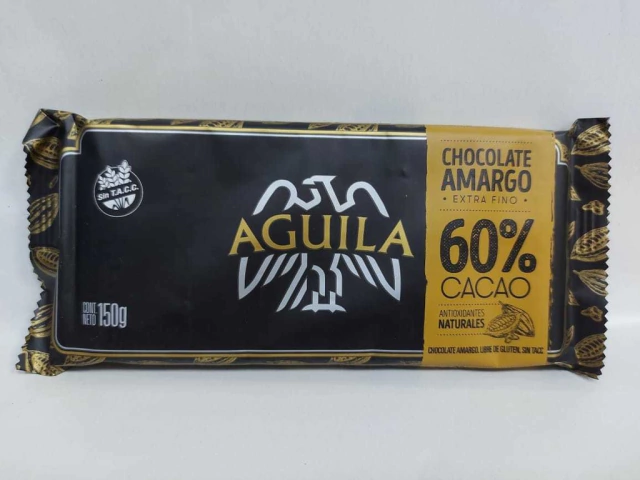 Chocolate Águila 60% cacao x 150 gr