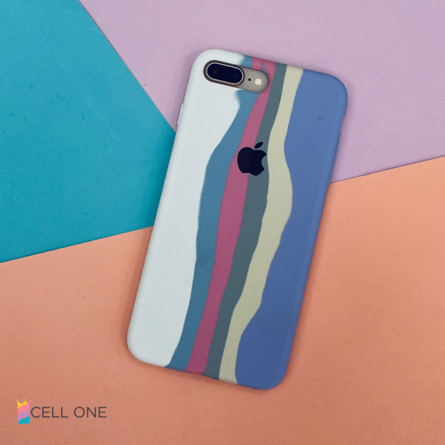 Silicone case Rainbow Iphone 7 Plus - CELL ONE