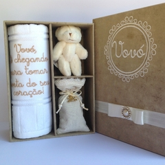 Caixa de Anunciar a Gravidez para Avó (N99) - Art In The Box Gi Moraes Almeida