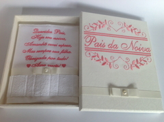 Lembrança de Casamento para os Pais da Noiva - Art In The Box Gi Moraes Almeida