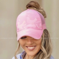 PONYTAIL CAP CAMO