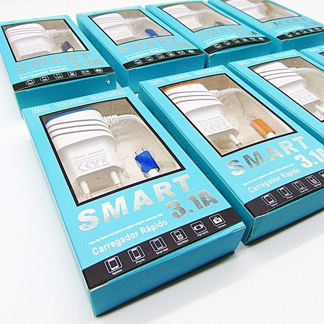 Kit C/10 Carregador Rápido De Celular Atacado