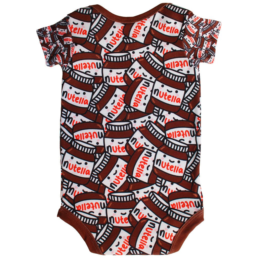 Body Bebe Estampado Nutella Isabb Comprar Em Isabb