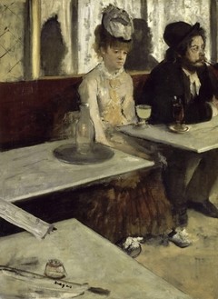 (1066) In a Café (Absinthe); Degas - 1000 peças Obs.: CAIXA LEVEMENTE DANIFICADA - comprar online