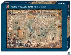 (1052) Pirate World - 3000 peças