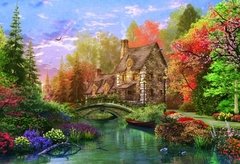 (728) Cottage by the Lake; Dominic Davison - 1500 peças - comprar online