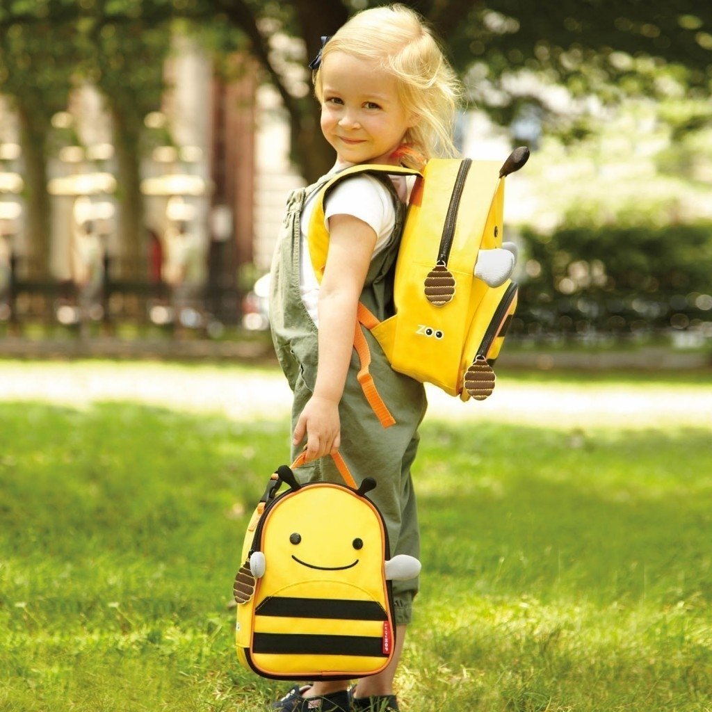 skip hop zoo lunchie insulated lunch bolsa