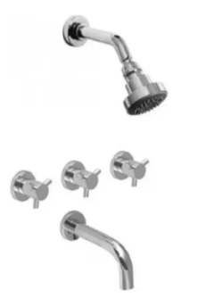 Grifería Hidromet Triply Bañera Y Ducha C/ Trans Baño - comprar online