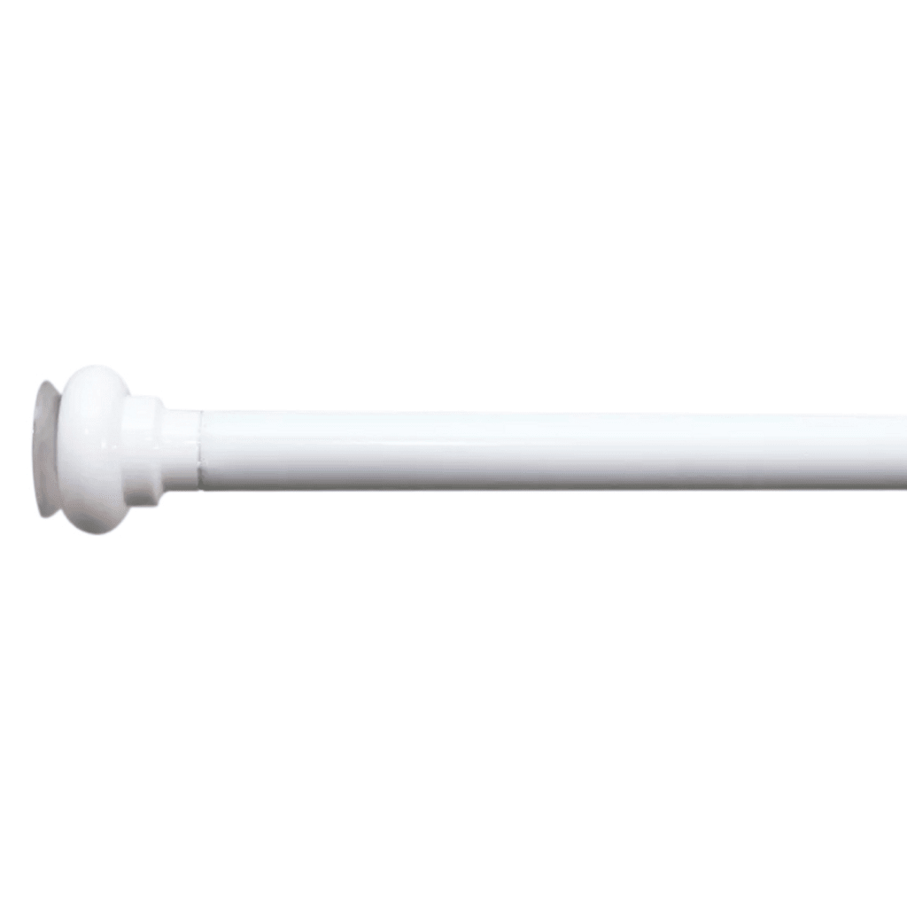 Barral Extensible Hasta 2 Mts Aluminio Cortina De Baño Lujo
