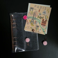 Carpeta cristal A6 Binder Brillos