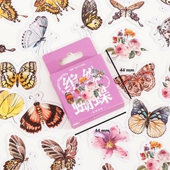 Imagen de Stickers Cajita Butterfly Garden