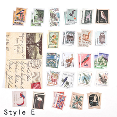 Stickers estampillas Philatelic Museum MoCard x 46 unid STYLE E