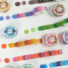 Washi Color DOTS Infeel.me x 100 stickers