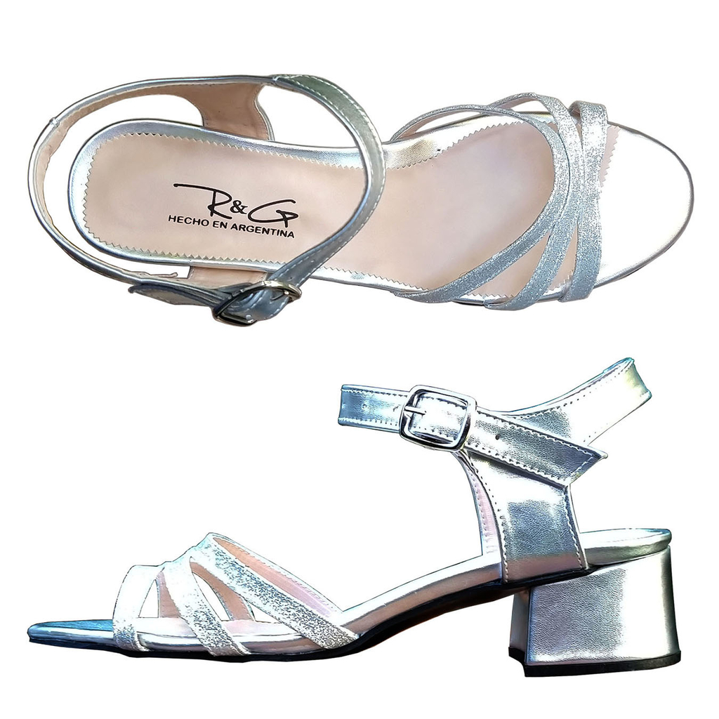 Sandalias Mujer Talles Grandes Taco 5 cm Talles 41 al 45