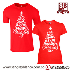 Camiseta Árbol - Merry Christmas en internet