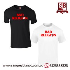 Camiseta Bad Religion Letras