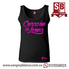 Camiseta/Esqueleto Mujer Corazón de Leona - comprar online