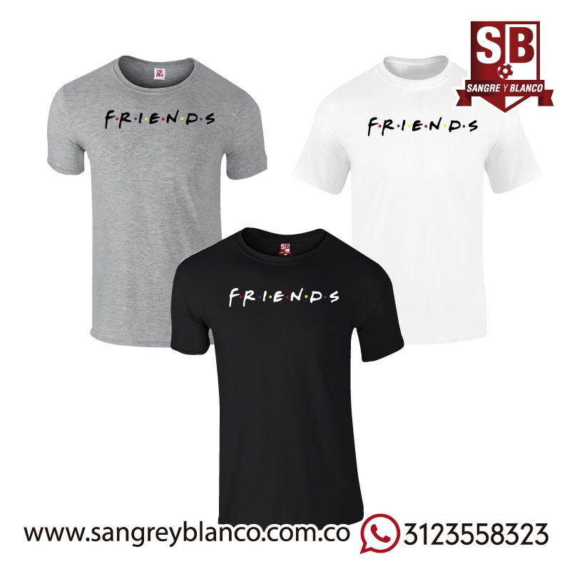 Camisetas Friends - Comprar en Sangre y Blanco