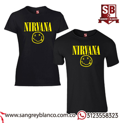 Camiseta Nirvana Logo