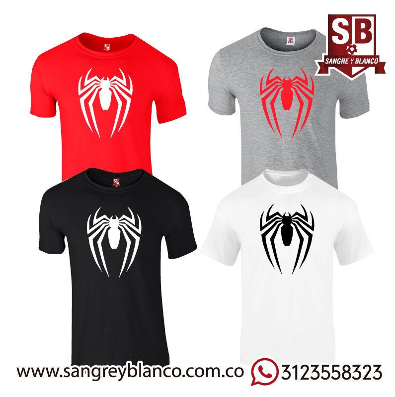 Camiseta Spiderman - Comprar en Sangre y Blanco