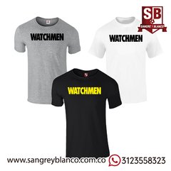 Camiseta Watchmen Letras - comprar online