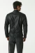 Imagen de Campera Roma Cuero Vacuno Negro