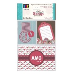 KIT CARTÕES PARA SCRAP MOMENTOS AMOR 16453 I TOKE E CRIE - comprar online
