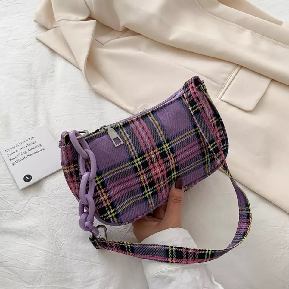 designer purple bolsa