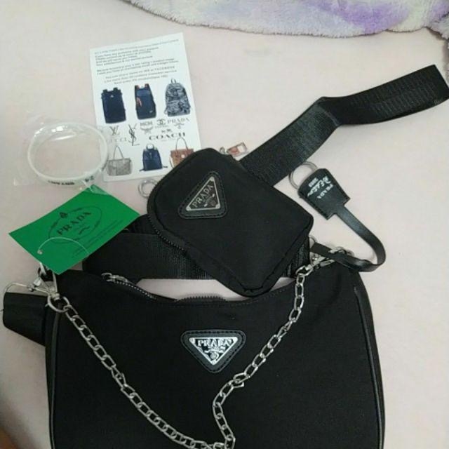 baby prada bolsa