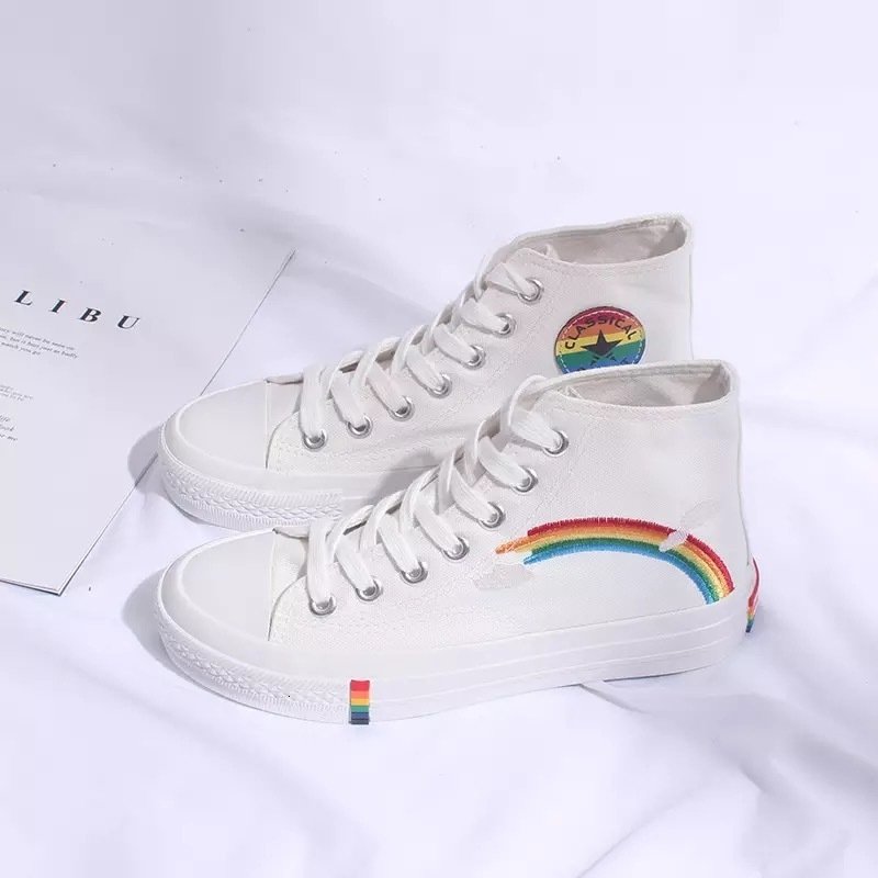 Tênis rainbow cano longo ( encomenda )