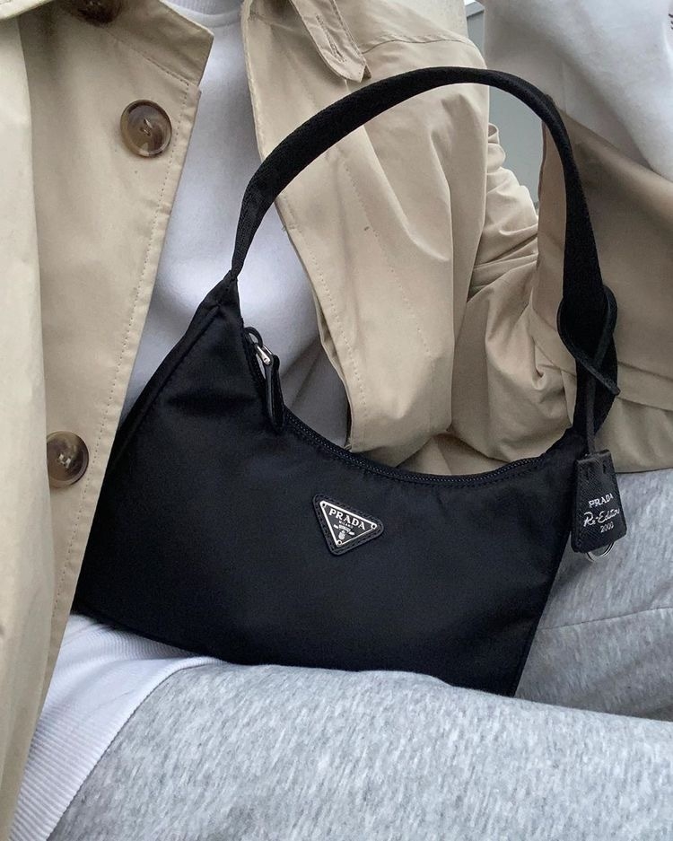 baby prada bolsa