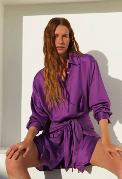 Vestido Constantine Camisero purple - comprar online