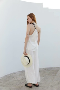 Pantalón Gaia off white - comprar online