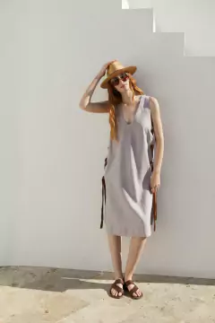 Vestido Grecia lavanda