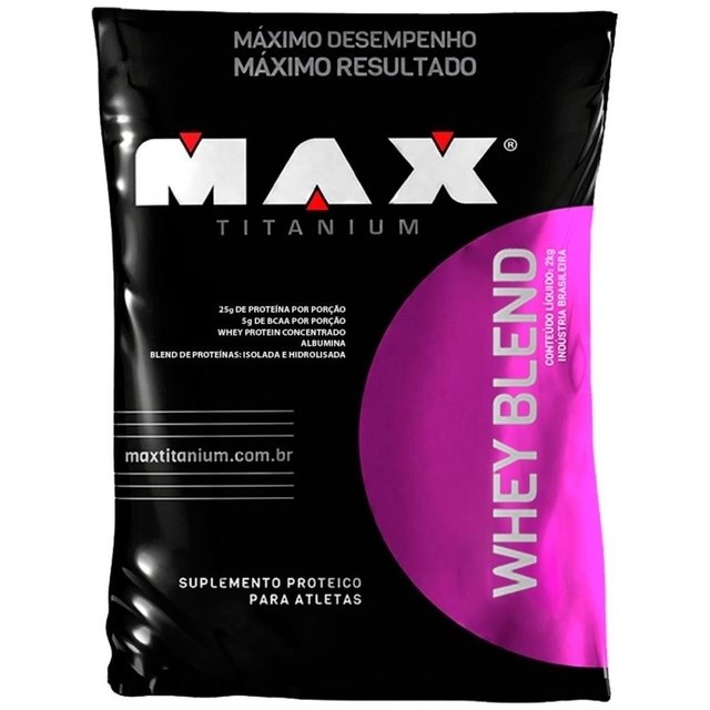 WHEY BLEND 2KG (REFIL) - MAX TITANIUM - comprar online