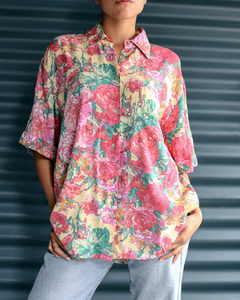 CAMISA FLORES ZARA - Comprar The Vintage Hole